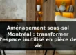 Aménagement sous-sol Montréal : guide 2026 — illustration
