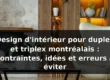 Design intérieur duplex et triplex à Montréal — illustration