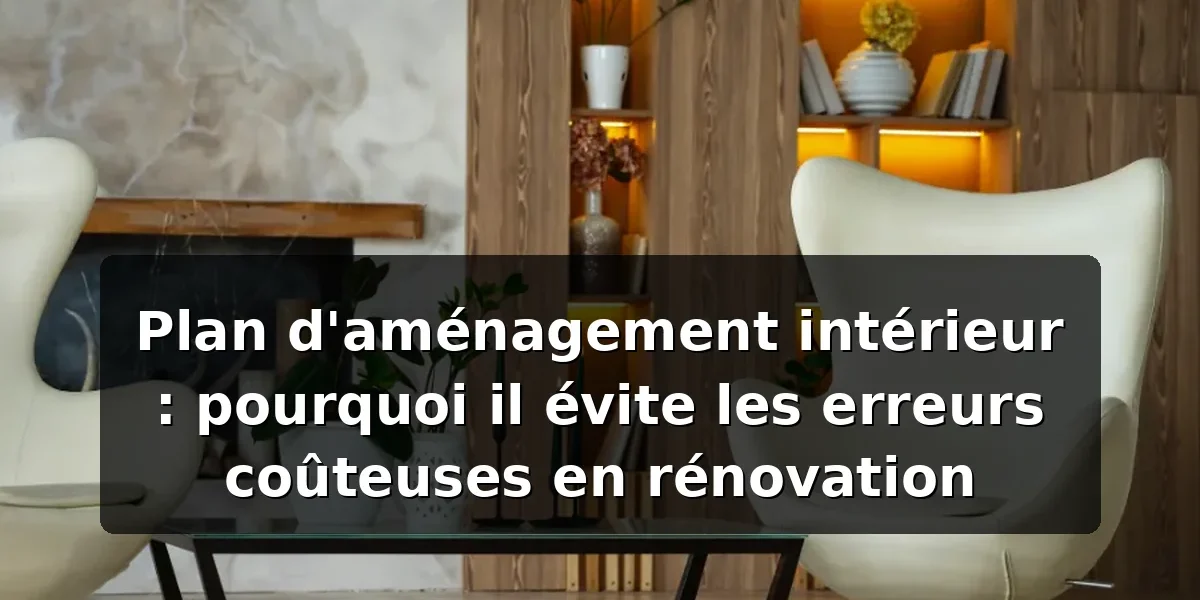 Plan d’aménagement intérieur : évitez les erreurs coûteuses Plan d'aménagement intérieur : évitez les erreurs coûteuses — illustration